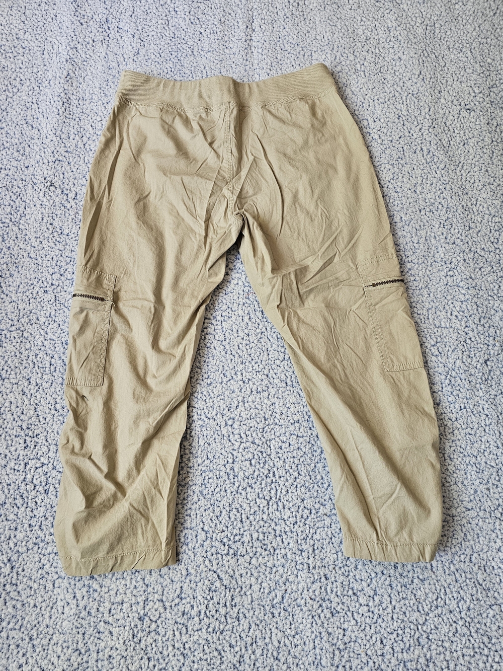 Light Tan Khaki Cargo Joggers - Picture 8 of 9